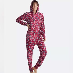 Meundies Star Wars Ewok hoodie onesie